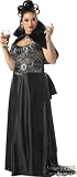 Adult Women's Plus Victorian Vampira Costume (16-22)