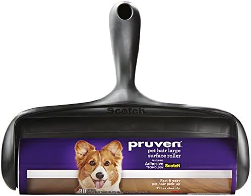 Pruven 836P-LSR-30 8-Inch by 15.0-Feet Pet Hair Large Surface Roller with Handle, 30-Sheet(2 Pack)