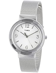 Timex Womens T2P196KW Ameritus Silver-Tone Stainless Steel Mesh Bracelet Dress Watch
