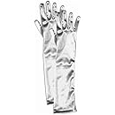 Forum Child Opera Satin Gloves, White