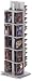 Jahnke DVD Line Rotating Aluminum Multi-Media Storage Stand DVD-CD 160