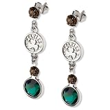 Boston Celtics Crystal Logo Earrings