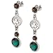 Boston Celtics Crystal Logo Earrings