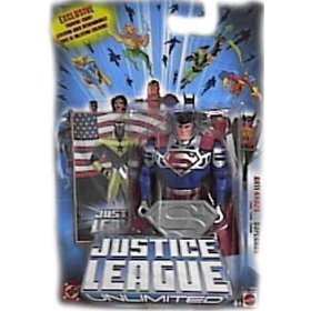 Justice League Unlimited - Anti-Amazo Superman - DC Super Heroes - Exclusive Trading Card - Mint - Collectible - (F)