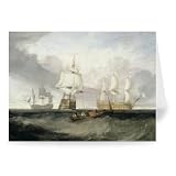 The 'Victory' Returning from Trafalgar, 1806.. - Greeting Card (Pack of 2) - 7x5 inch - Art247 - Standard Size - Pack Of 2