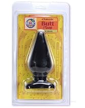 Doc Johnson Smooth Anal Plug, Large, Black