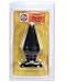 Doc Johnson Smooth Anal Plug, Large, Black