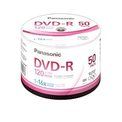 Panasonic LM-RS120NE50 DVD-R-Rohlinge 4,7GB (16-fache Brenngeschwindigkeit, 50er Spindel)
