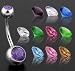 Sports : 4 ST&Uuml;CK BAUCHNABELPIERCING NS04-141046-X