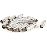 Linkte BNC Female to BNC Female Cctv Security Camera Adapter Straight Connector 15 Pcs