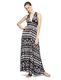 IMAGE OF Necessary Objects Juniors Printed Maxi,Black/White,Medium