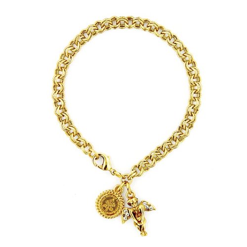 Sweet Cherub Charm Bracelet