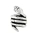Sterling Silver Pandora Type Snake Charm Bead