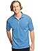 Hanes X-Temp Men's Polo, Neon Blue Heather, Large