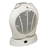 Impress IM-730W Oscillating Fan Heater with Thermostat  White