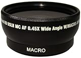 Zeikos  ZE-WA52B  52mm 0.45X  high definition Super Wide Angle lens with Ma ....