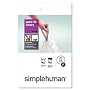simplehuman Trash Can Liner F, 25 Liters/6.5 Gallons, 20-Count Bags (Pack of 3)