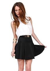 Sexy Above the Knee Colorblocking Backless Halter Club Dress/Evening Dress/Party Dress/Wedding Dress/Mini Dress 