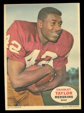 Charley Taylor Topps NFL Football Poster #5