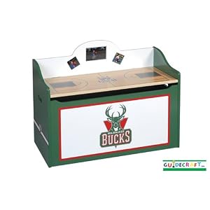 Guidecraft NBA Bucks Toy Box by GuideCraft