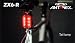 crops ANTAREX(アンタレックス) Tail Lamp 6灯LEDテールランプ（ブラックボディ/赤LED） ANT-ZX6-R-BK/RD