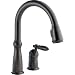 Delta 955-RB-DST Victorian Single Handle Pull-Down Kitchen Faucet, Venetian Bronze