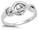 Sterling Silver Women's Treble Clef Note Fashion Music Ring Band 9mm Sizes 4-10