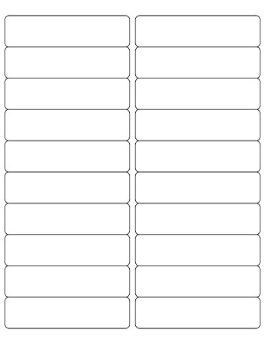 2,000 DCC® GENERIC White Self Adhesive Address Labels 1 x 4