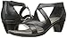 Naot Women's Myth Wedge Sandal, Brushed Black Leather, 39 EU/7.5-8 M US