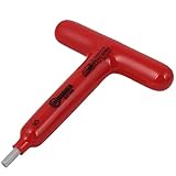 uxcell 六角棒レンチ Tハンドル絶縁六角レンチディップ 5mm六角チップ 120mm長さ