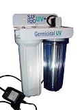 SAFH2O UV - Model 200 - 2 Stage Ultraviolet Water Purification System with .5 Micron Carbon Filter