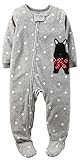 Carter's Little Girls' Graphic Zip Footie (Toddler/Kid)
