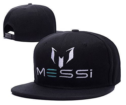 JRICK Lionel Messi Logo Adjustable Snapback Embroidery Hats Caps