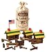 160-Piece Frontier Logs in Vintage Bag