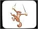 Decorated Mouse Pad with gymnast, rings, cat