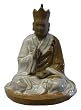 Asian Buddhist monk - ceramic figure