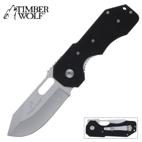 Timber Wolf Black Ball G-10 Tactical Pocket Knife Timber Wolf Black Ball G-10 Tactical Pocket Knife