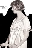 Vintage Crochet PATTERN to make - Antique Filet Crochet Nightgown Yoke 1917. NOT a finished item. This is a pattern and/or instructions to make the item only.