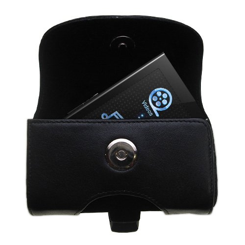 Horizontal Leather Case with Belt Clip/Loop for the Samsung YP-P2QB