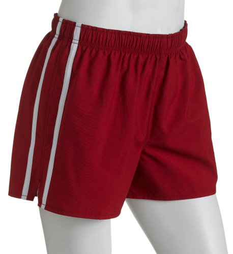 Speedo Men's Fashion Polyester Taslan Solid Striped Surf Runner Volley 14" Outseam Watershort Swimsuit