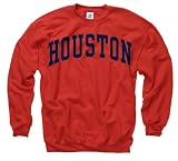 Houston Cougars Red Arch Crewneck Sweatshirt