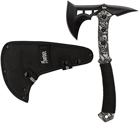 New Ultimate Doomsday Battle Axe - Skull Edition + 4 oz Hanwei Sword Oil - Your Survival Depends On It