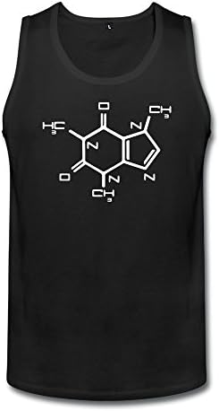 Funny Science Caffeine Molecule Lover Men's Tank Top