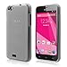 Cbus Wireless Matte Finish TPU Rubber Gel Case/Cover for BLU Studio 5.0 CE/Studio 5.0 C - Semi Transparent White