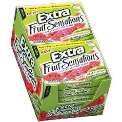 Wrigleys Extra Watermelon, 15-Count (Pack of 10)