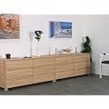 XL Kommode Kopenhagen Sideboard Schrank Eiche Neu