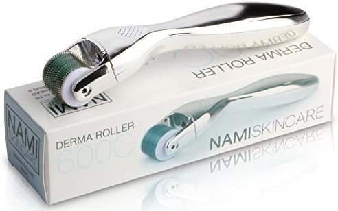 Derma Roller by NAMI Skincare - 600 Needle 1.0MM High Quality Titanium MicroNeedle Roller - Most Recommended Brand by Skincare Professionals - Get Clear, Beautiful, and Radiant Skin Naturally - Rejuvenate and Replenish Skin - Heal Acne Scars and Blemishes - Trigger Collagen Production - Combat Sun Damage and Improve Skin Elasticity - Treat Cellulite and Stretch Marks - Reduce Wrinkles and Fine Lines - Improves Penetration of Creams, Lotions, and Serums - Includes Free Travel Case for Hygienic Storage - 100% Money Back Guarantee