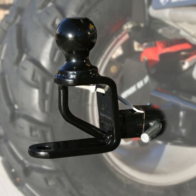 ATV TEK TRIO HD MP 1.25IN HITCH W/BALL MOUNT BLK (TMP1)