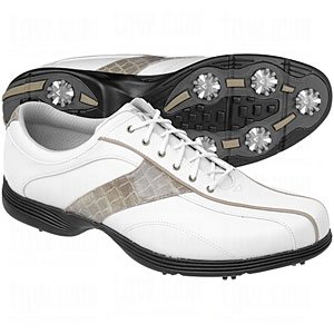 Callaway Women's Savory Golf Shoe,White/Sesame,7 M US