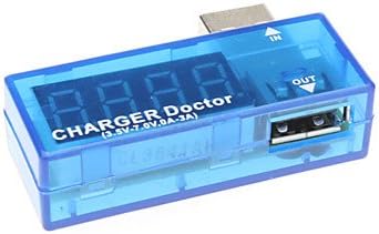 Wohai Gadget Mall - USB Car Charger Doctor Voltage Current Detection Tool (3.5V-7.0V, 0-3A)